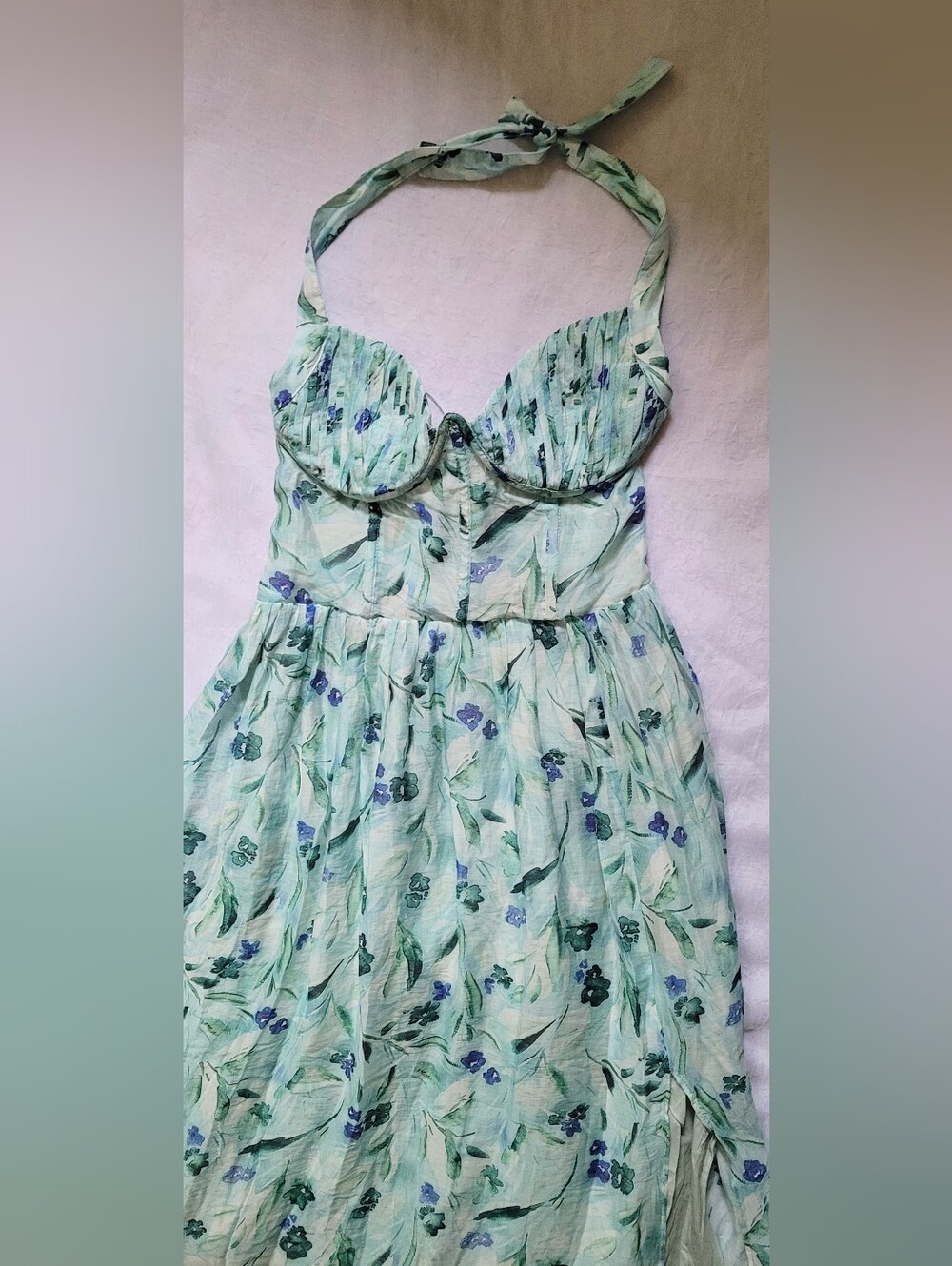 NWOT! ASTR Formal Garden Party Anthro Women's Kelby Corset Fall Maxi Dress Small - Picture 6 of 17